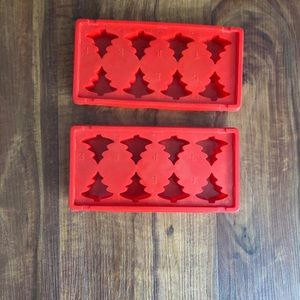 Christmas tree ice cube trays